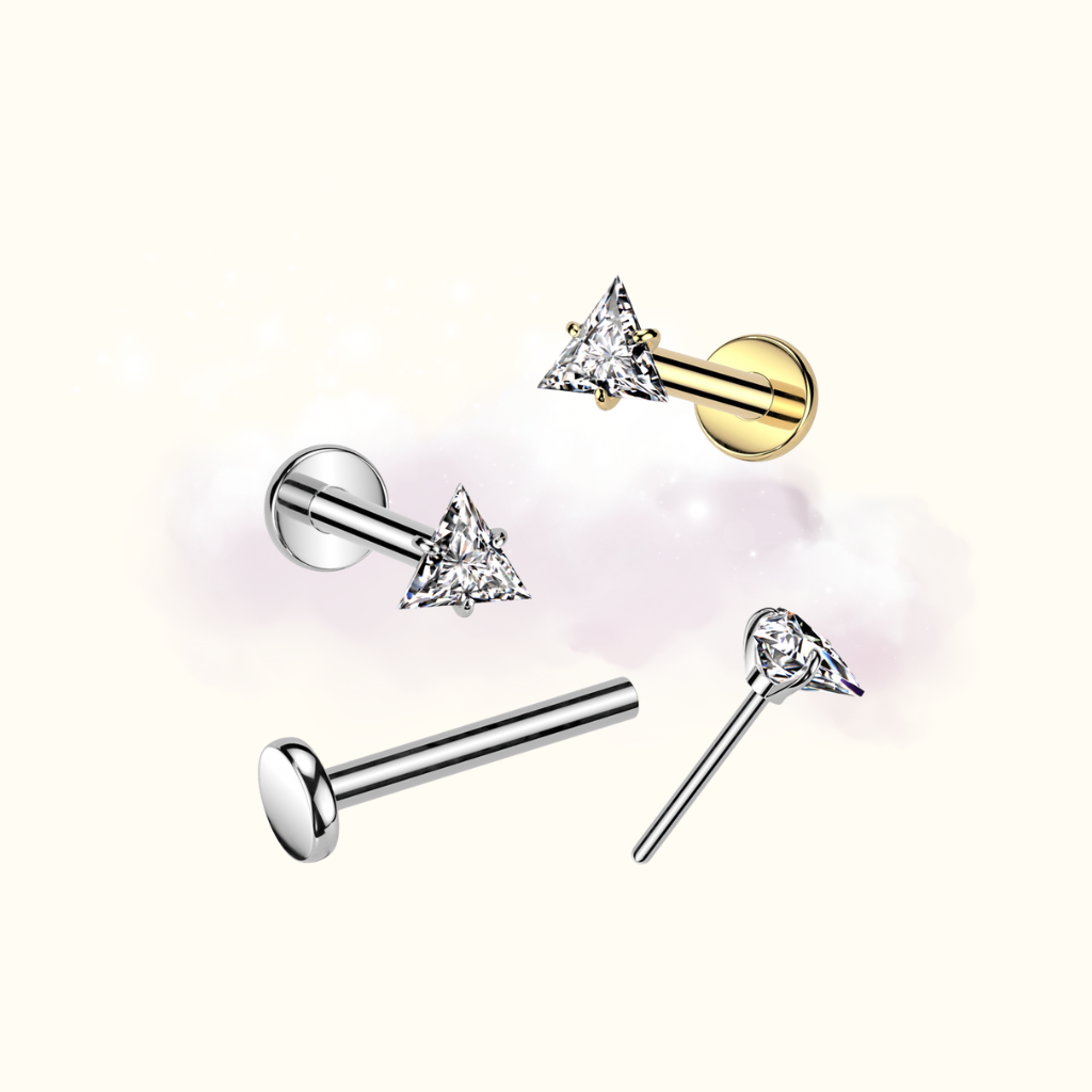 Prism Studs - Gold