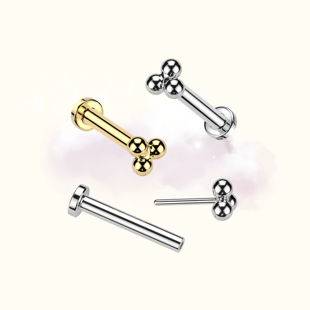 Trinity Studs - Gold