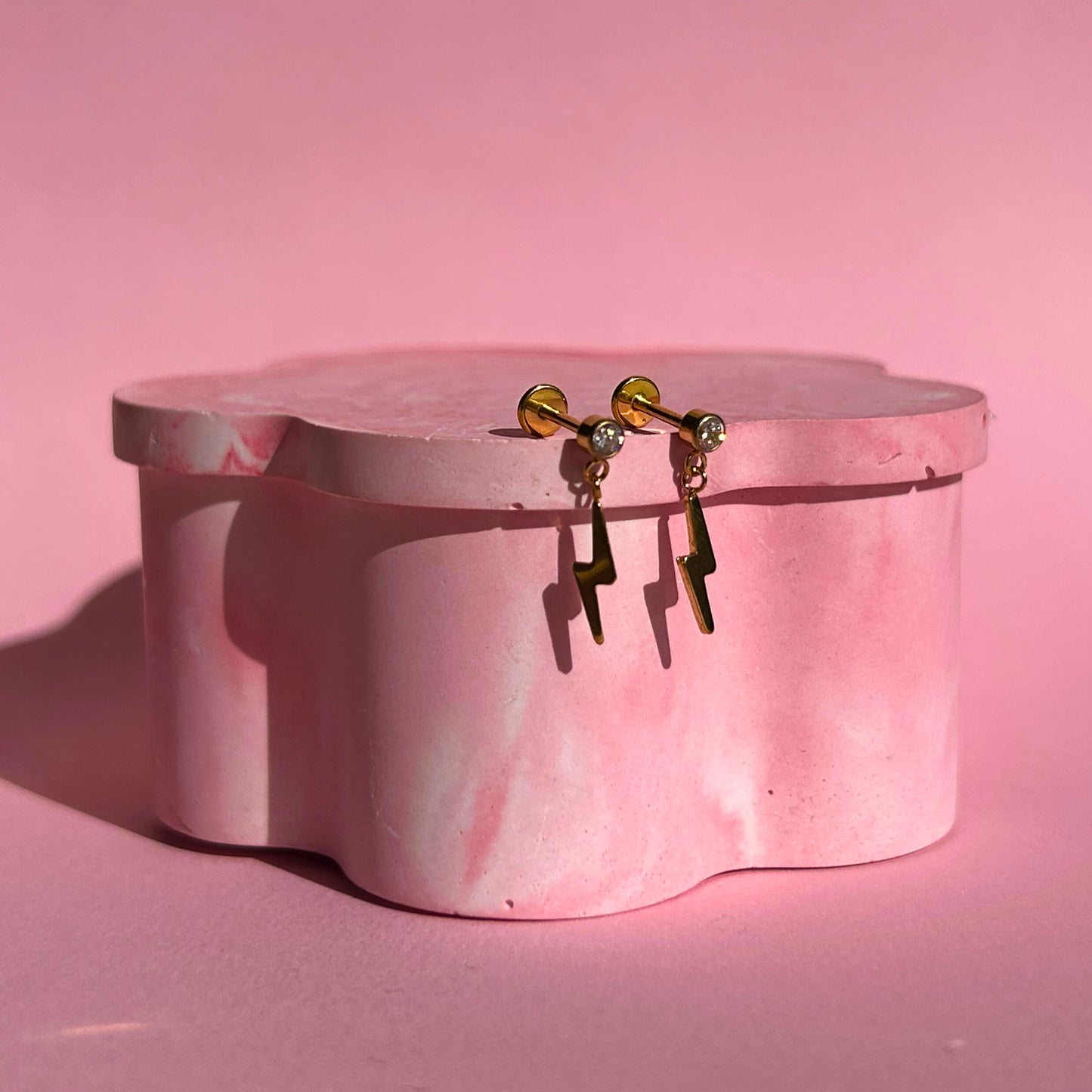 Strike Studs - Rose Gold