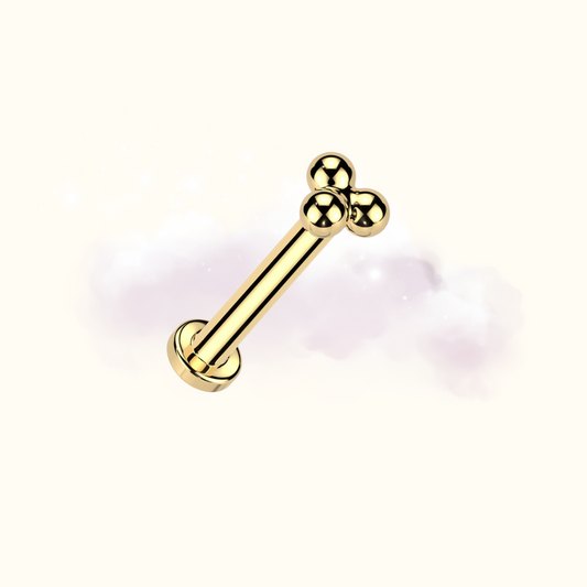Trinity Studs - Gold