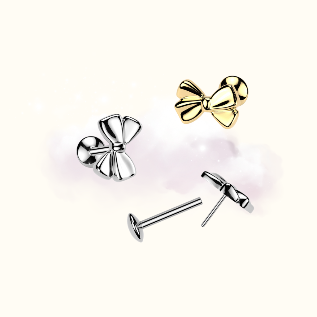Bow Studs - Gold